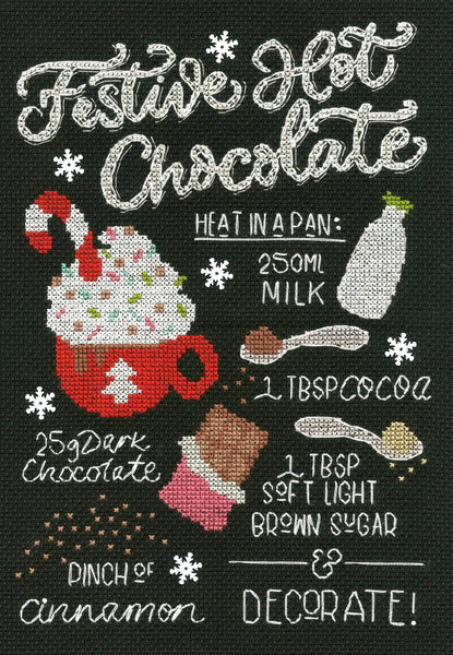 Festive Hot Chocolate: Chalkboard Recipes