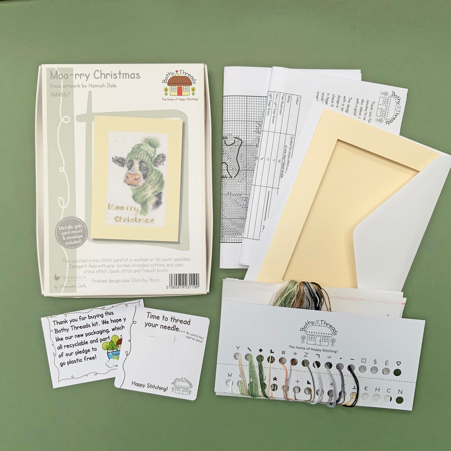 Moo-rry Christmas - Greeting Card Kit