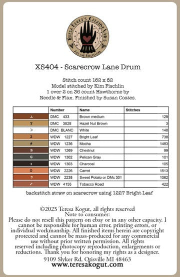 Scarecrow Lane Drum