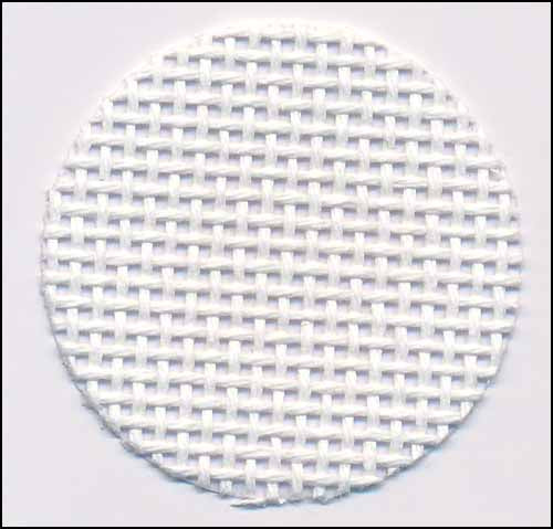 White - Mono Canvas 102cm - 18 count END OF BOLT
