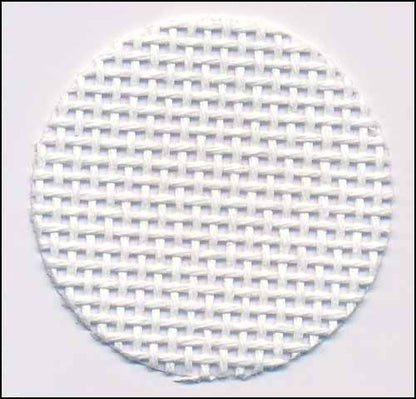 White - Mono Canvas 102cm - 18 count END OF BOLT
