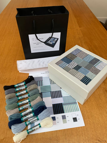 Cool Stripes - Appleton Box Tapestry Kit