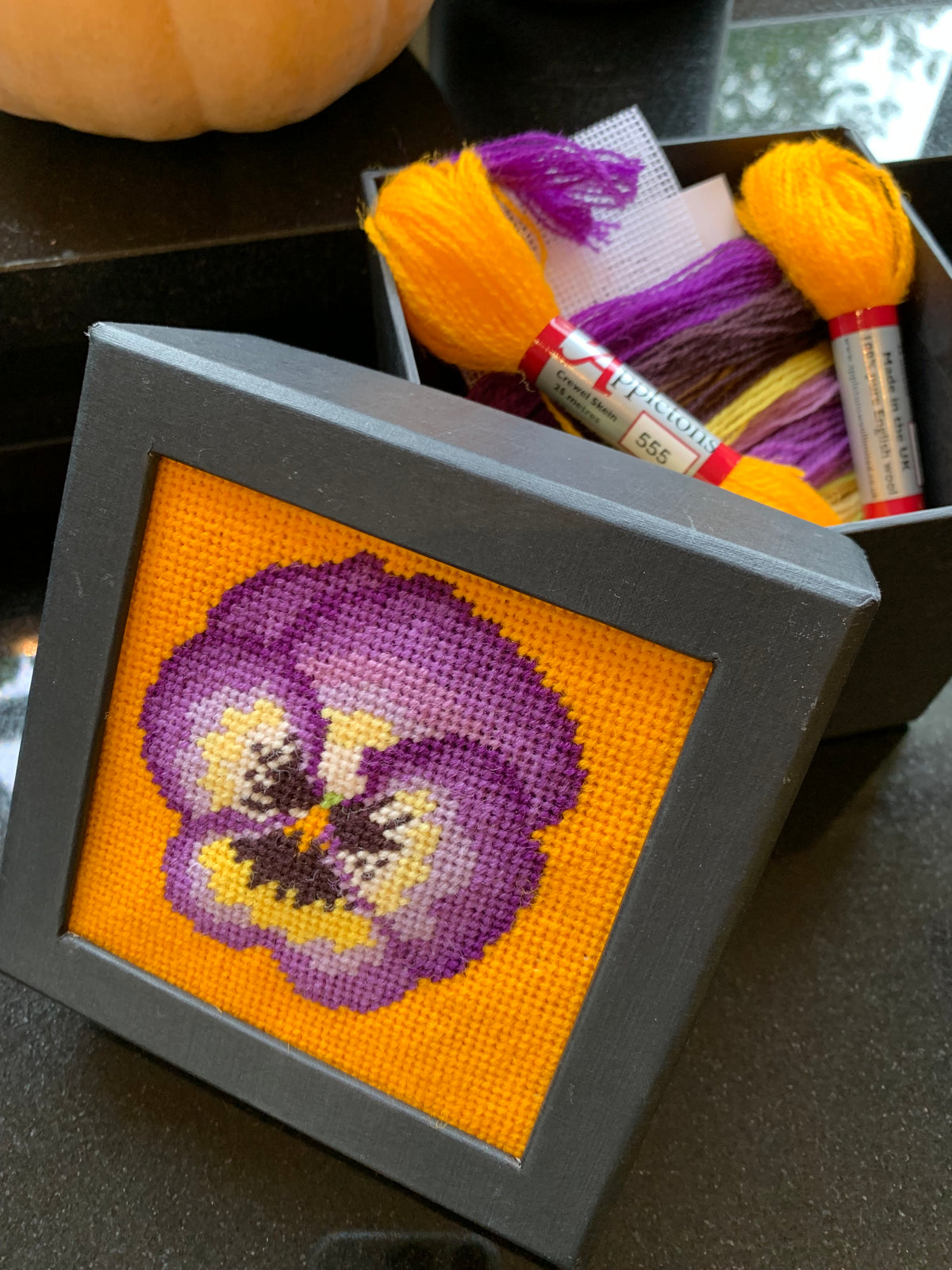 Pansy - Appleton Box Tapestry Kit