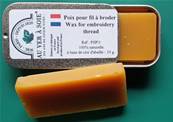 Wax for Embroidery | Poix pour fil à broder