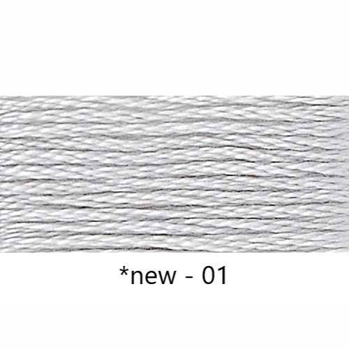 Perle Cotton: Size # 5 Group 1 (Range - White, B5200 - 550)