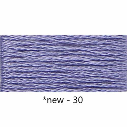 Perle Cotton: Size # 5 Group 1 (Range - White, B5200 - 550)