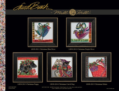 2020 Laurel Burch by Mill Hill - Christmas Pets Collection