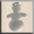 12060 -  Frosted Snowman Matte Crystal (foiled)