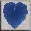 12071 -  Frosted Starburst Heart Matte Sapphire