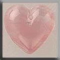 12100 - Medium Quartz Heart Pink