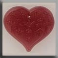 12115 - Large Floral Embossed Heart Rose
