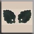 12143 -  Medium Leaf Matte Tourmaline