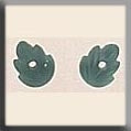 12229 - Petite Leaves Matte Tourmaline