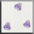 12295 - Petite Bell Flower Matte Tanzanite