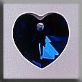 13041 - Small Heart Bermuda Blue