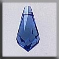 13055 - Very Small Teardrop Sapphire AB