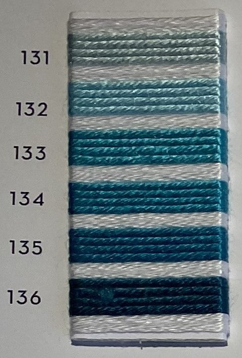 Soie d’Alger® - 5M skein - Blue Green Colour Range