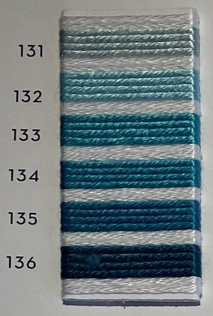 Soie d’Alger® - 5M skein - Blue Green Colour Range