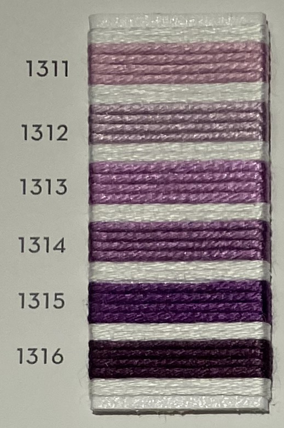 Soie d’Alger® - 5M skein - Red Violet Colour Range