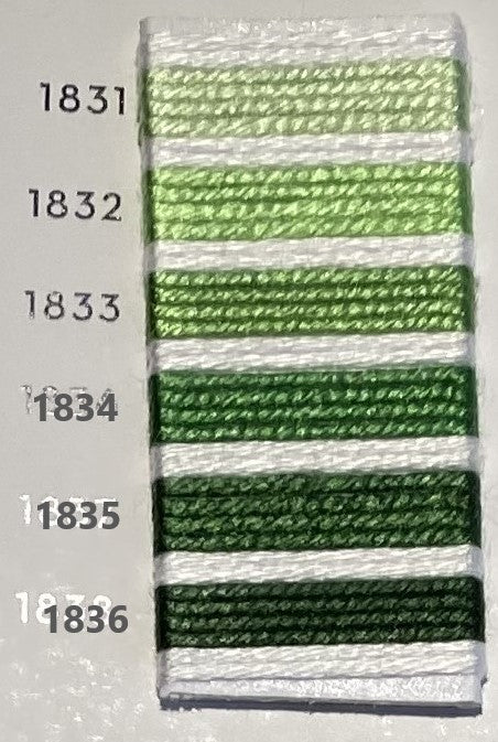 Soie d’Alger® - 5M skein - Green Colour Range