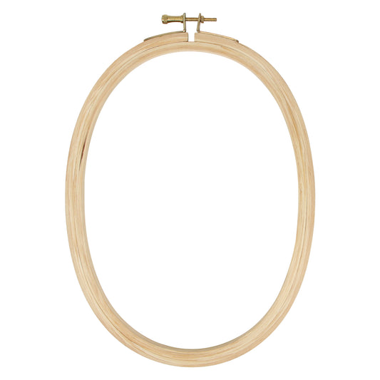 Embroidery Hoops - Wooden Oval