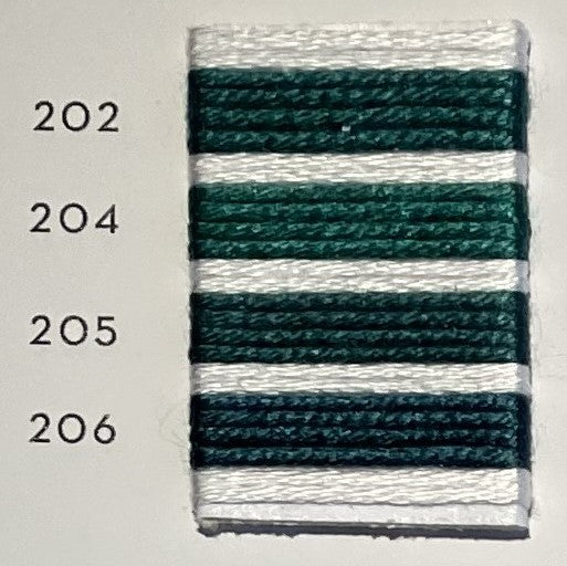 Soie d’Alger® - 5M skein - Green Colour Range