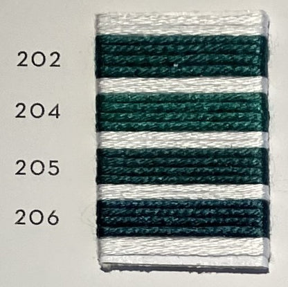 Soie d’Alger® - 5M skein - Green Colour Range