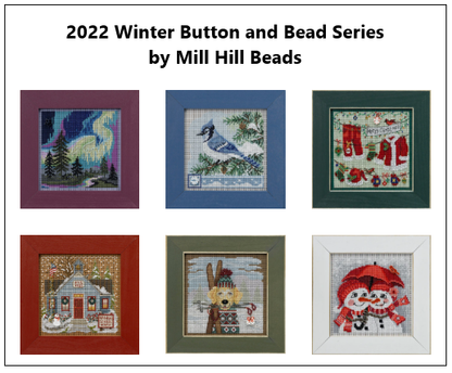 2022 Winter Button and Bead Series by Mill Hill