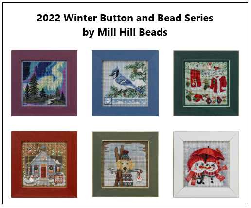 2022 Winter Button and Bead Series by Mill Hill