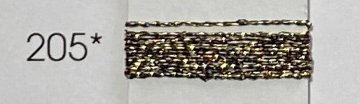 205 - Tressé Au Sextant | Metallic Braid