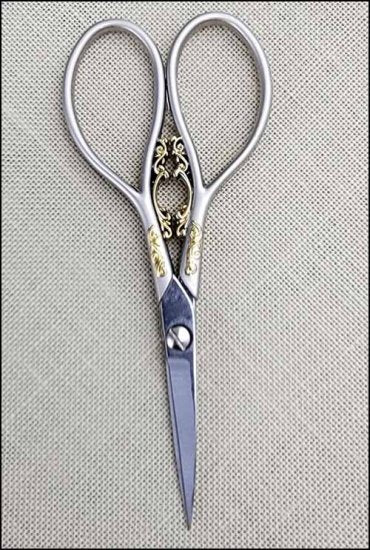 Marquis 4¼" (Brushed Silver) Embroidery Scissors