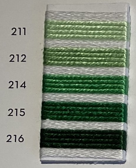 Soie d’Alger® - 5M skein - Green Colour Range