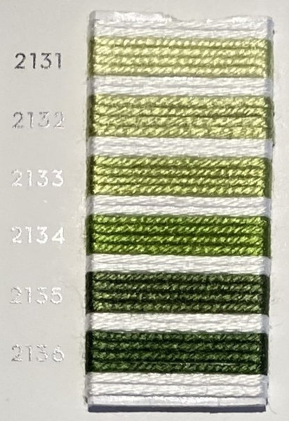 Soie d’Alger® - 5M skein - Yellow Green Colour Range