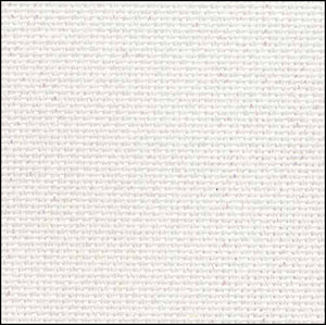 White (Opalescent Sparkle) - Lugana - 25 count