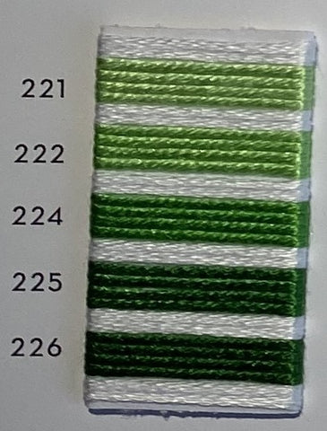 Soie d’Alger® - 5M skein - Yellow Green Colour Range