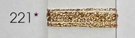 221 - Tressé Au Sextant | Metallic Braid