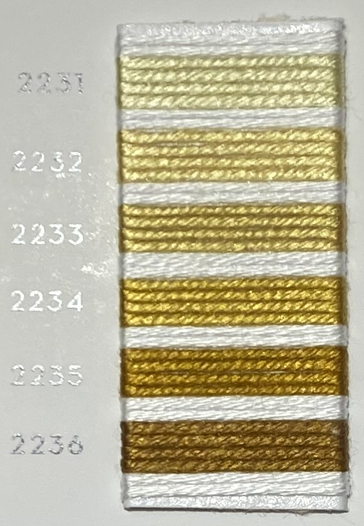 Soie d’Alger® - 5M skein - Yellow Colour Range