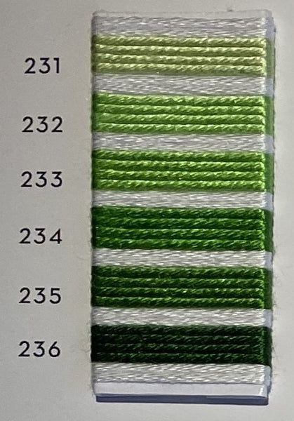 Soie d’Alger® - 5M skein - Yellow Green Colour Range