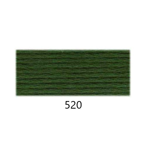 Embroidery Floss: Solid Colours Group 2 (300s - 500s)