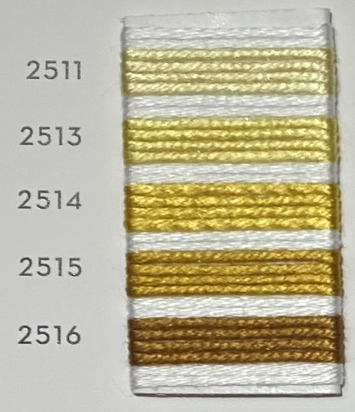 Soie d’Alger® - 5M skein - Yellow Colour Range