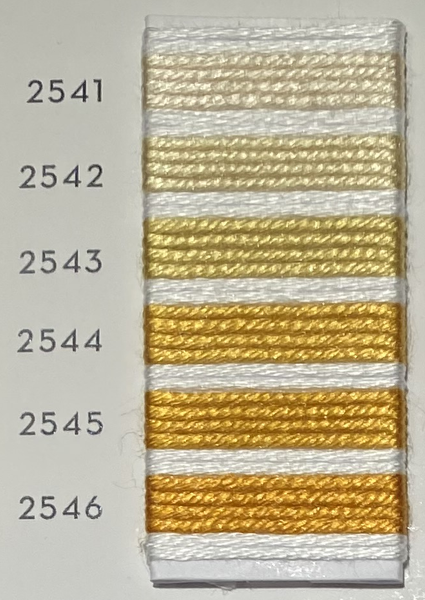 Soie d’Alger® - 5M skein - Yellow Orange Colour Range
