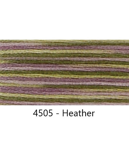 Embroidery Floss: Variegated Colours Group 3 (4500s) - Coloris