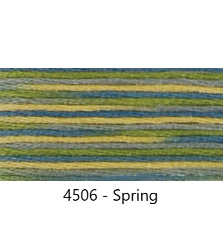 Embroidery Floss: Variegated Colours Group 3 (4500s) - Coloris