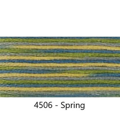 Embroidery Floss: Variegated Colours Group 3 (4500s) - Coloris