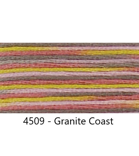 Embroidery Floss: Variegated Colours Group 3 (4500s) - Coloris