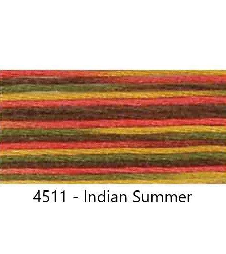 Embroidery Floss: Variegated Colours Group 3 (4500s) - Coloris