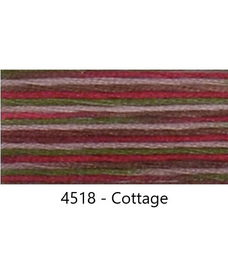 Embroidery Floss: Variegated Colours Group 3 (4500s) - Coloris