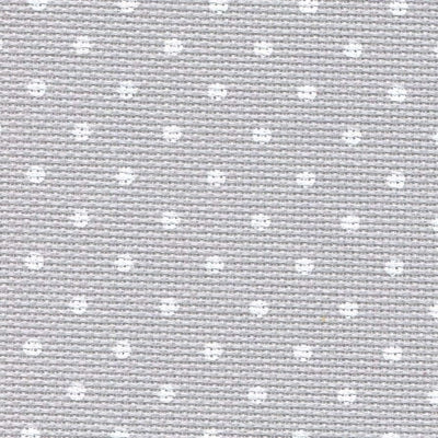 Grey Petit Point (White) - Aida - 20 count