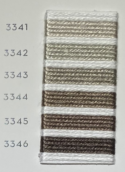 Soie d’Alger® - 5M skein - Brown Colour Range