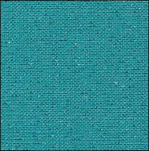 Pacific Blue (Metallic) - Newcastle Linen 140cm - 40 count METRIC